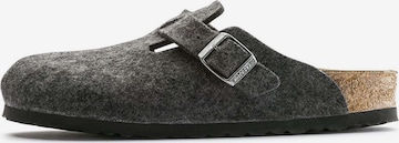 BIRKENSTOCK Mules 'Boston' in Grey: front