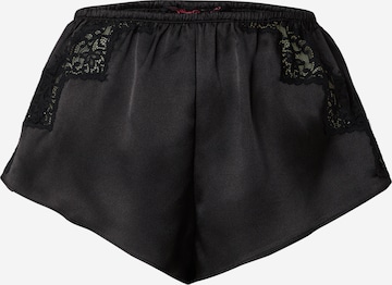 HunkemöllerKratke hlače za spavanje 'Mya' - crna boja: prednji dio