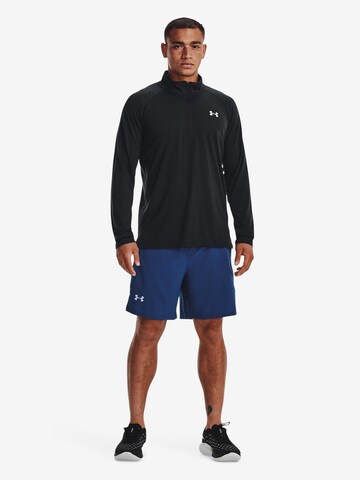 UNDER ARMOUR Regular Workout Pants 'Launch' in Blue