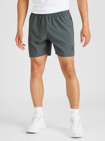 Virtus Regular Sportshorts 'Spier' in Grün: predná strana