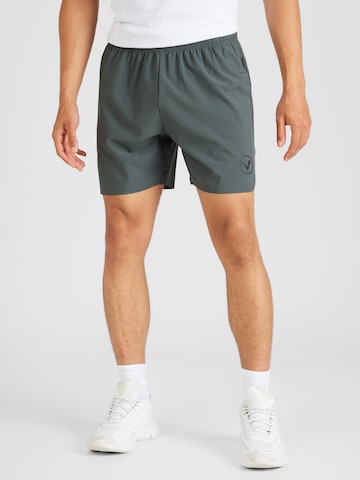 Virtus Regular Workout Pants 'Spier' in Green: front