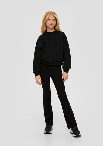 s.Oliver Sweatshirt in Schwarz