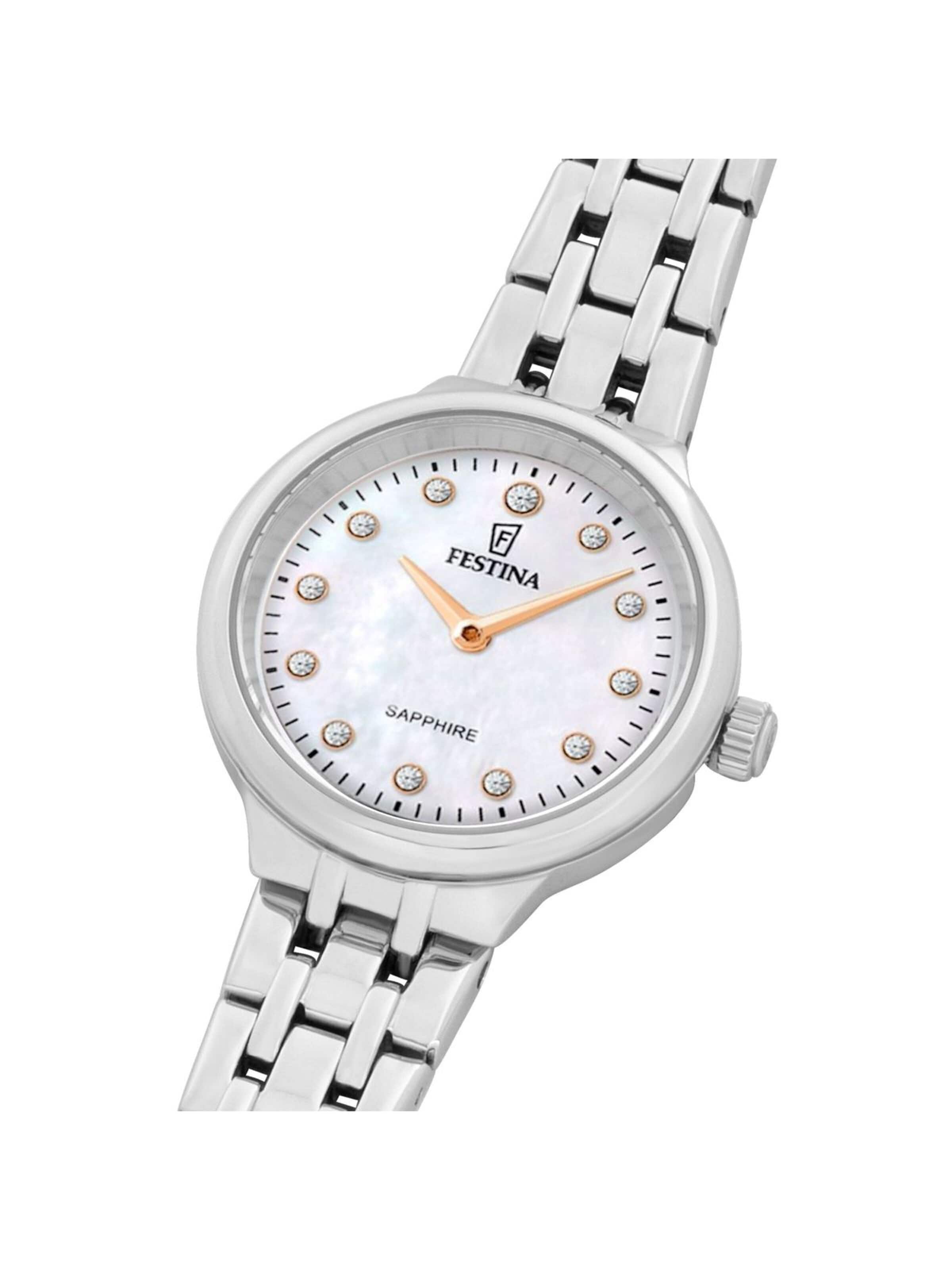 Montre à affichage analogique FESTINA en blanc