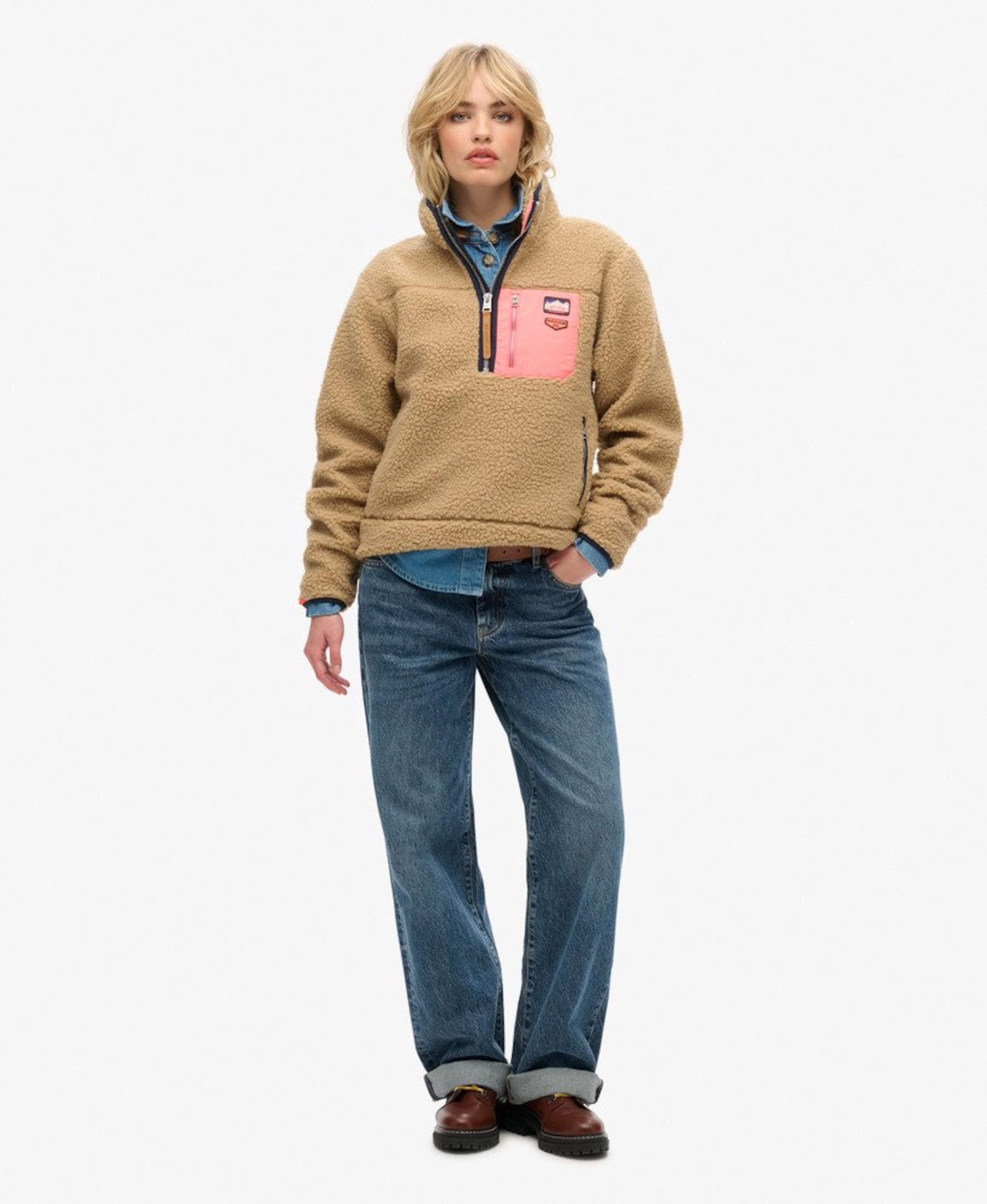 Pull-over Superdry & Co en marron