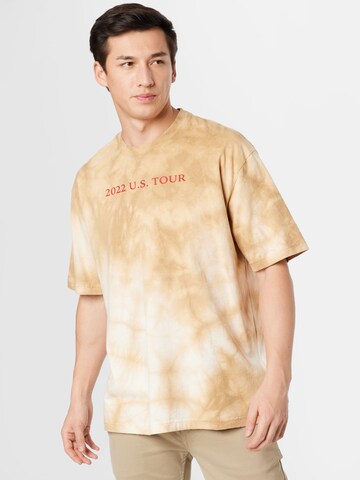 Maglietta di DIESEL in beige: frontale