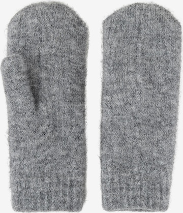 PIECES Mittens 'Cindy' in Grey: front