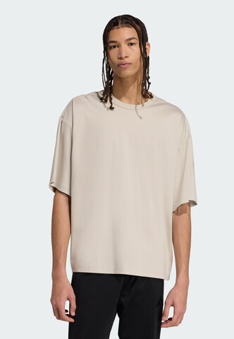 T-Shirt fonctionnel 'Soft Lux' ADIDAS SPORTSWEAR en beige : devant