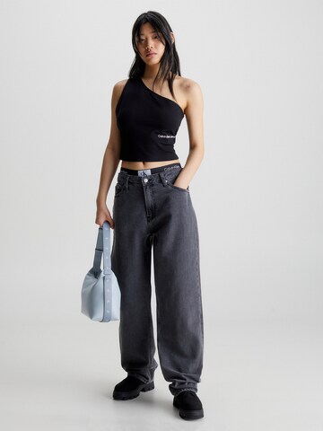 Calvin Klein Jeans Wide leg Jeans i svart