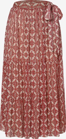 Rich & Royal Skirt in Red: front