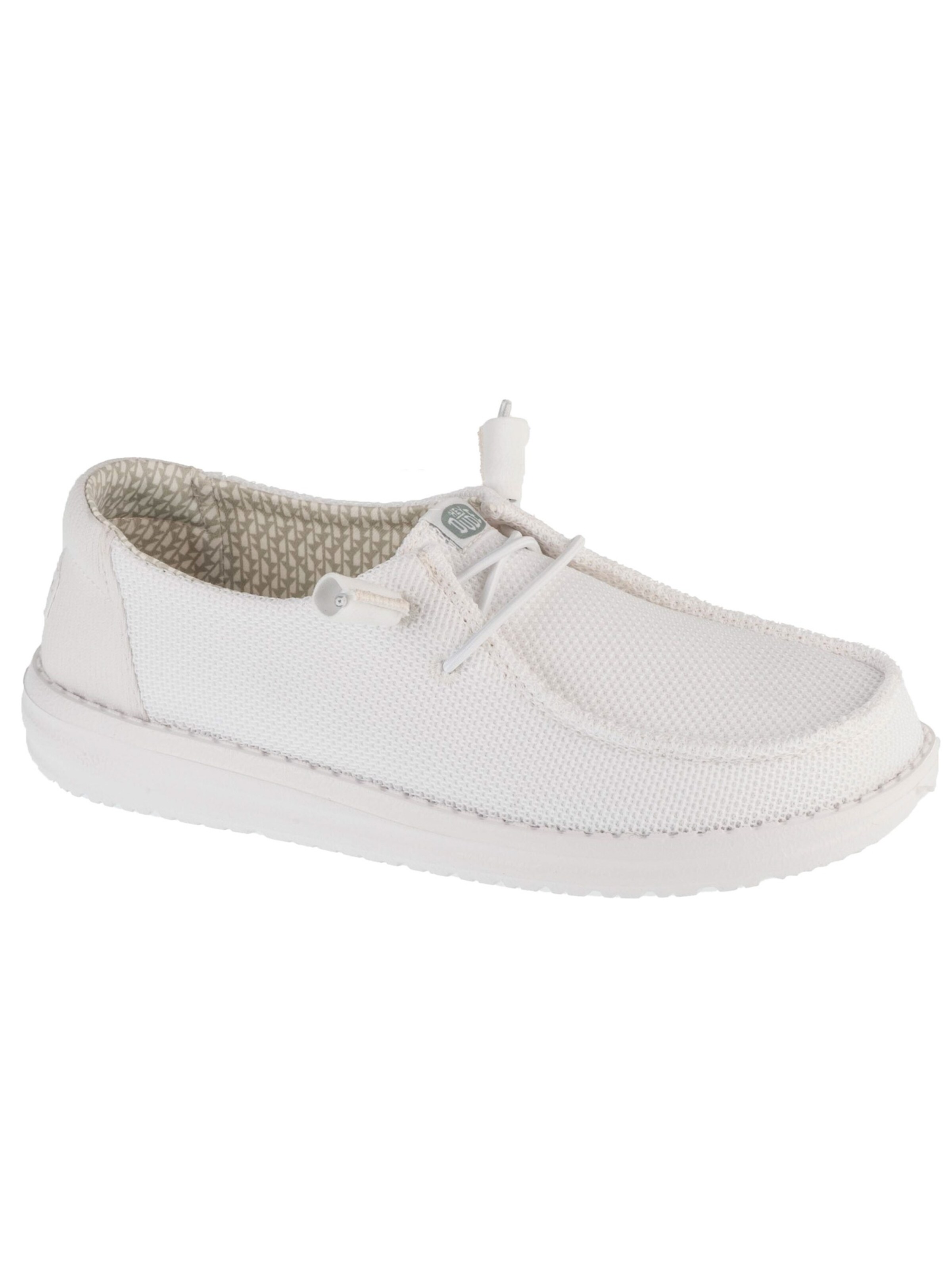 HEY DUDE Moccasins 'Wendy Stretch Sox' in White: front