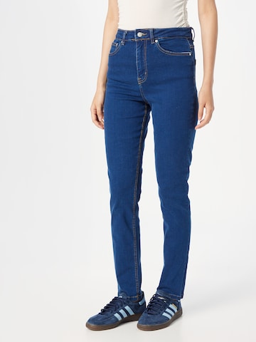 Nasty Gal Slim fit Jeans in Blue: front
