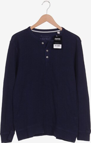 ESPRIT Shirt in L in Blue: front