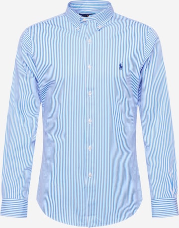 Chemise Polo Ralph Lauren en bleu : devant