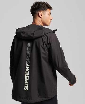 Superdry Sportovní bunda – černá