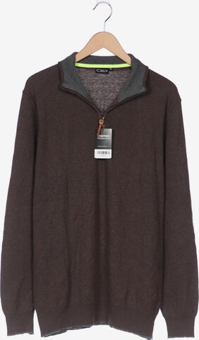 CMP Sweater & Cardigan in XL in Brown: front