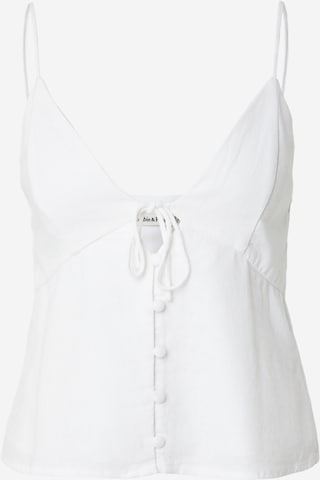 Abercrombie & Fitch Toppi värissä valkoinen: etupuoli