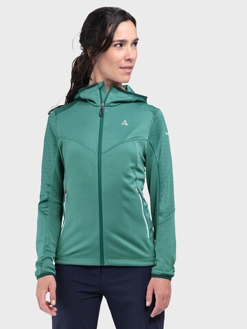 Schöffel - Chaqueta polar funcional 'Svardalen' en verde: frente