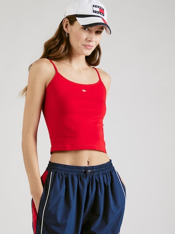 Tommy Jeans Top 'ESSENTIAL' in Red