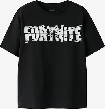 NAME IT Póló 'NKMJAMBA FORTNITE' - fekete: elől