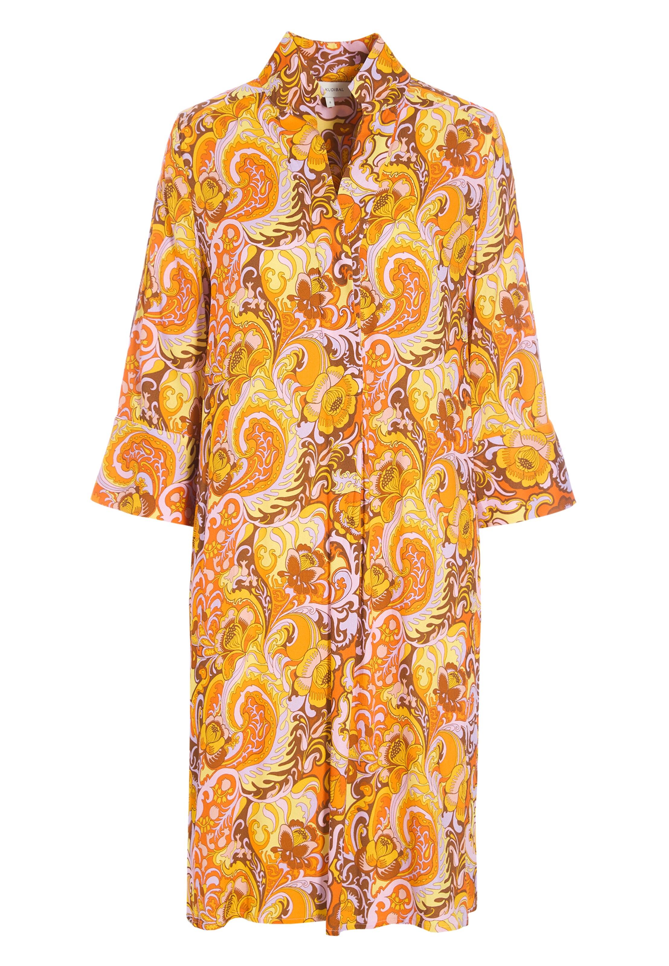 Dea KudibalKošulja haljina - narančasta boja: prednji dio