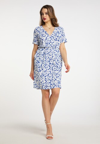 faina Summer Dress in Blue