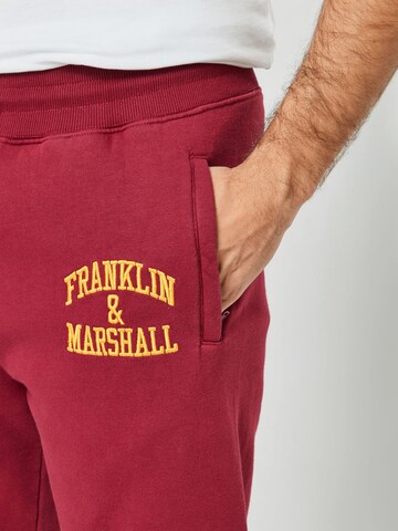 FRANKLIN & MARSHALL Tapered Pants in Red