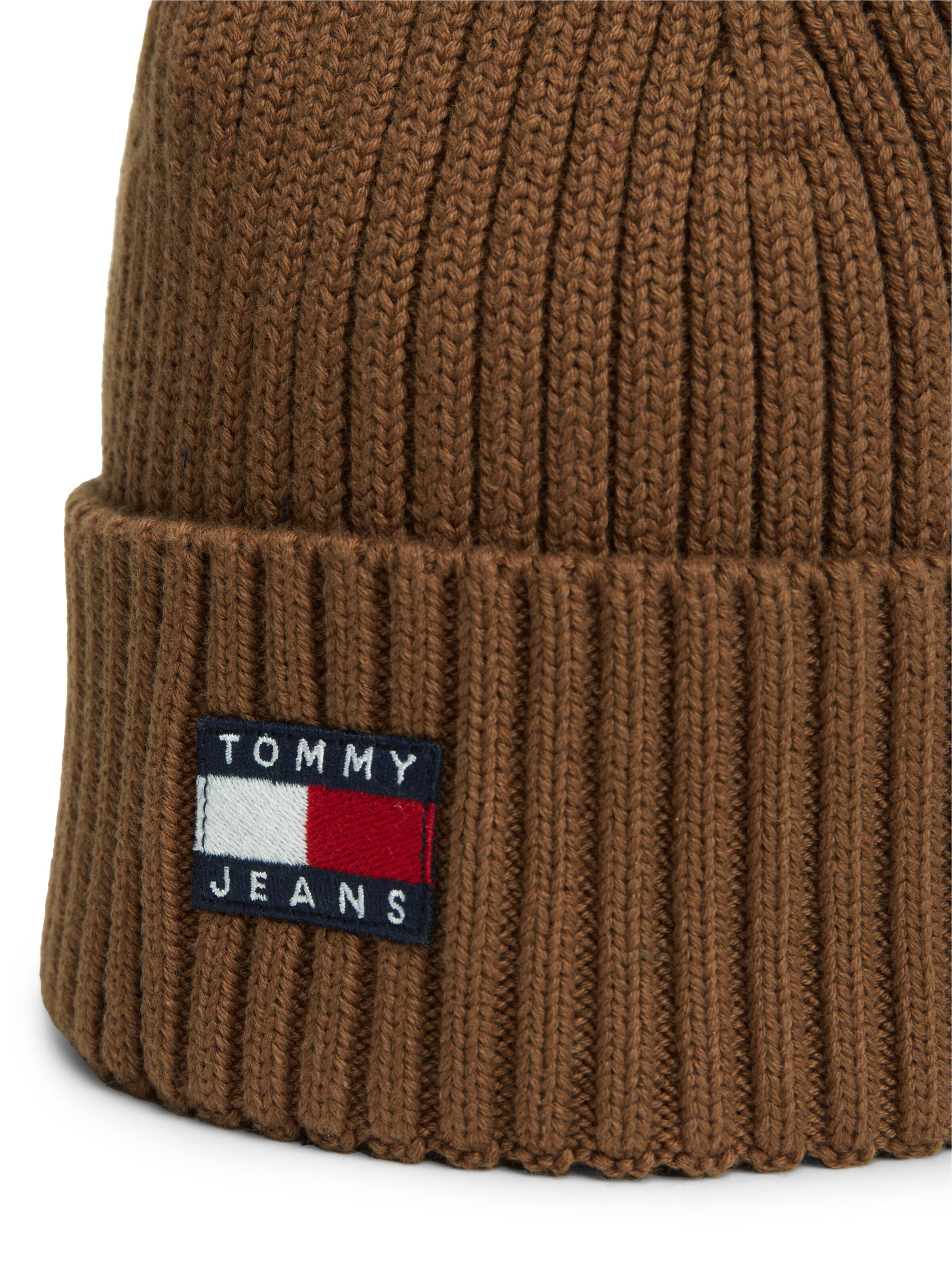 Tommy Jeans Beanie 'HERITAGE' in Brown
