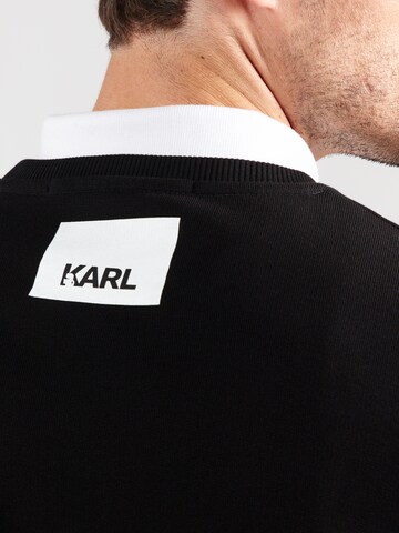 Karl Lagerfeld Bluzka sportowa w kolorze czarny