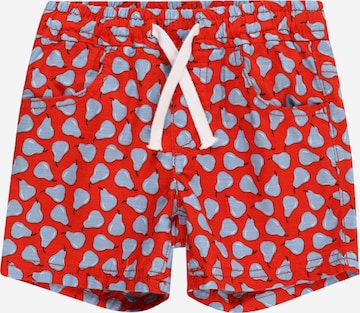 UNITED COLORS OF BENETTON Regular Shorts in Rot: predná strana