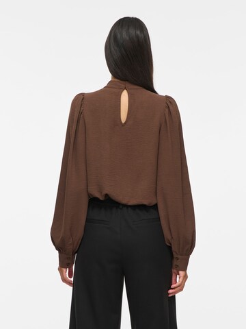 VILA Bluse 'PALLAS' i brun
