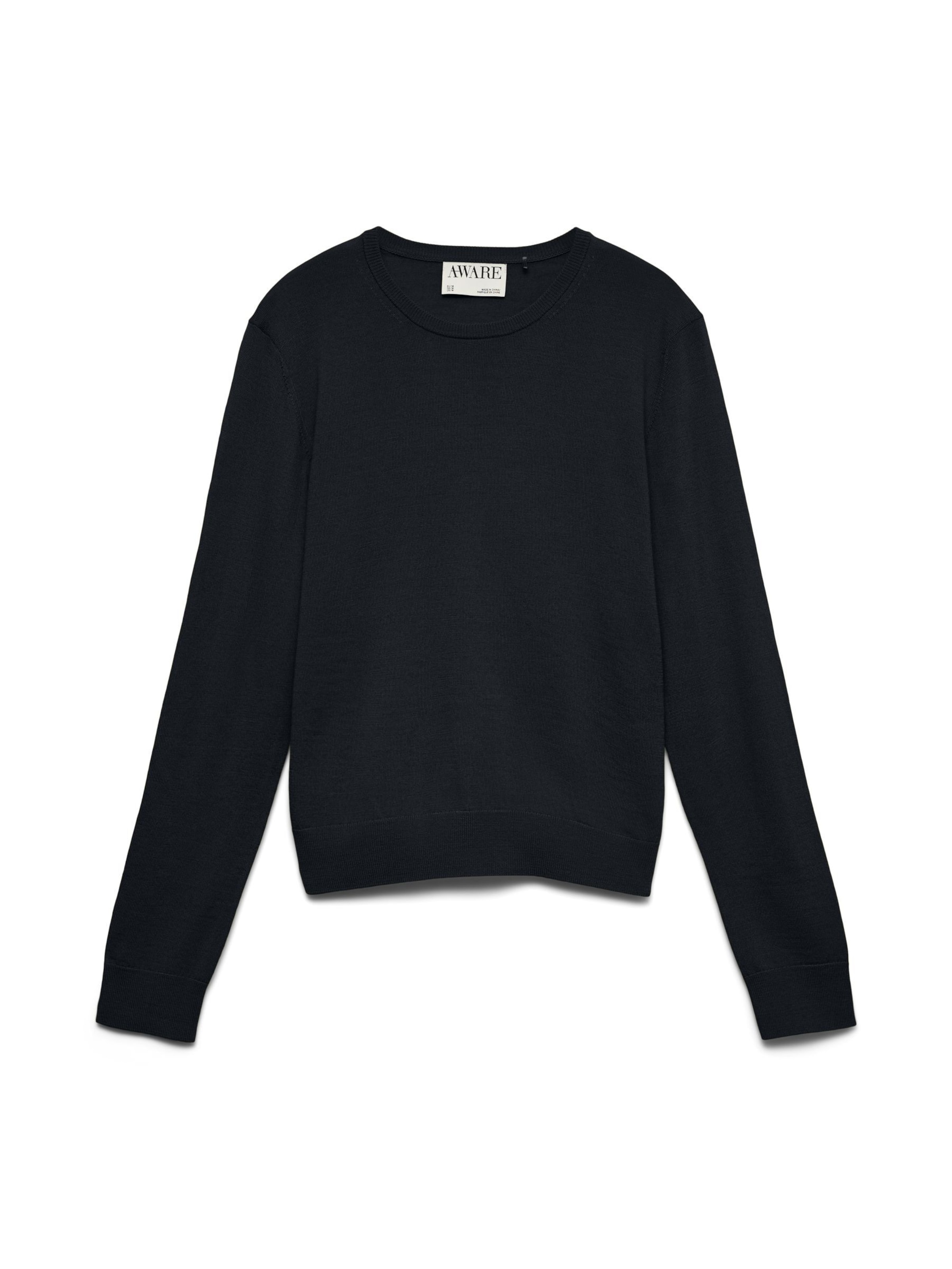 Pull-over 'VMAWCARA' VERO MODA en noir : devant