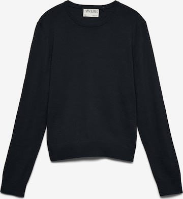 Pull-over 'VMAWCARA' VERO MODA en noir : devant