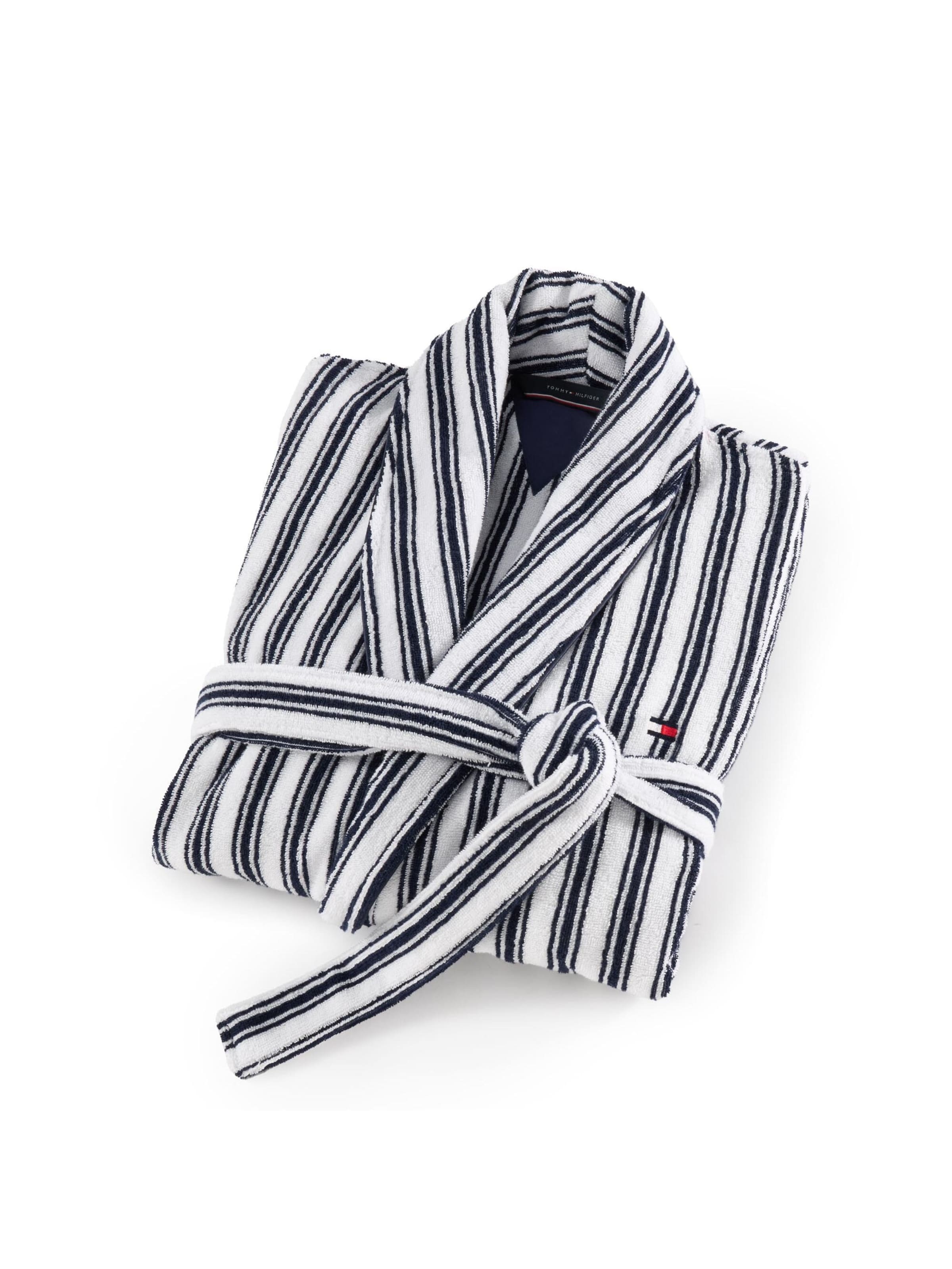 TOMMY HILFIGER Bademantel 'GENTLEMAN' Größe L - Gesamtlänge ca.120 cm in Blau