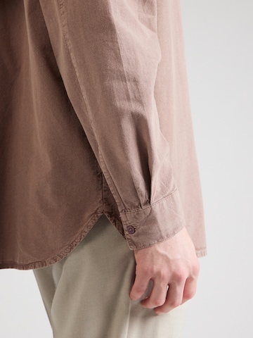 TOPMAN Comfort Fit Hemd in Beige