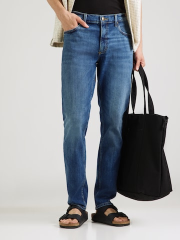 Lee Slimfit Jeansy 'LUKE' w kolorze niebieski: przód