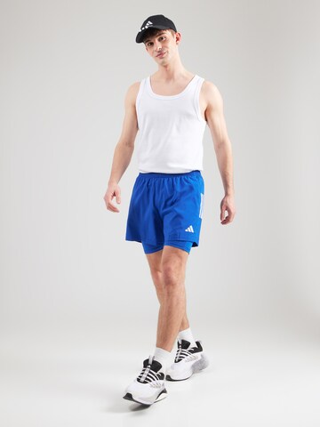 ADIDAS PERFORMANCE Regular Sports trousers 'Own The Run' in Blue