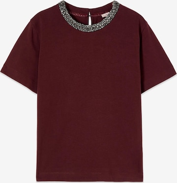 T-shirt oltre en rouge : devant