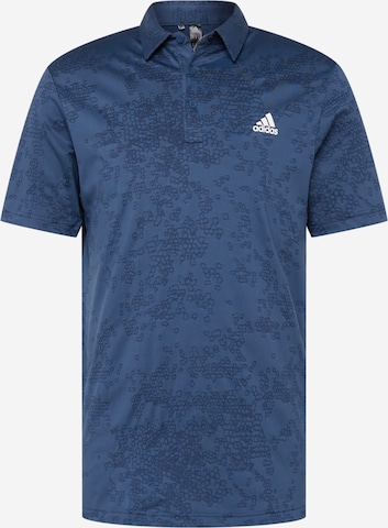 T-Shirt fonctionnel adidas Golf en bleu : devant