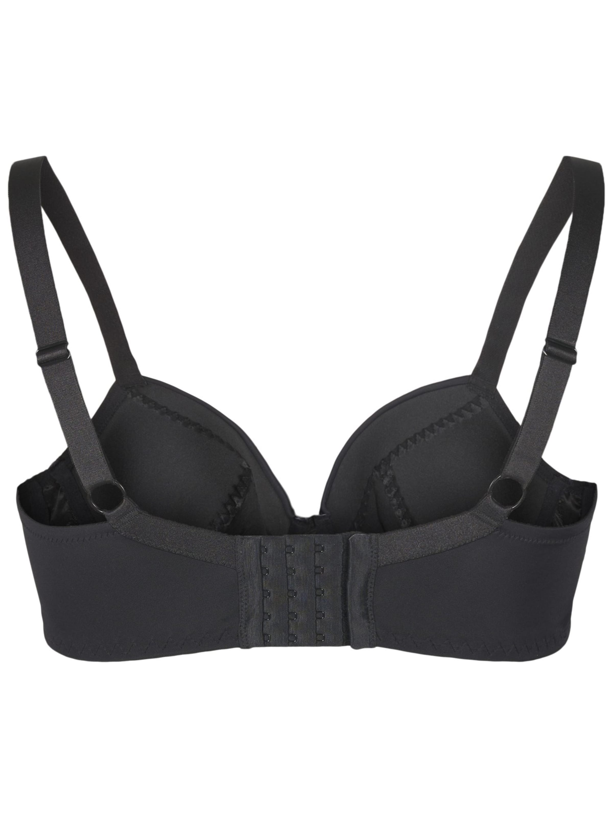 Devoted by Zizzi Tričkové Podprsenka - Čierna