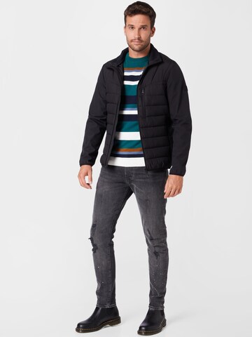 TOM TAILOR DENIM Between-Season Jacket in Black