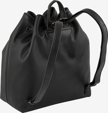 TOM TAILOR Backpack 'Camilla' in Black