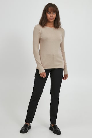 PULZ Jeans Sweater 'PZSARA' in Grey