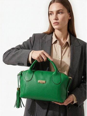 Borsa a mano 'Borsa a Mano Donna Pelle Vacchetta 100% - Modello Lucca Baldinini' di Baldinini Trend in verde