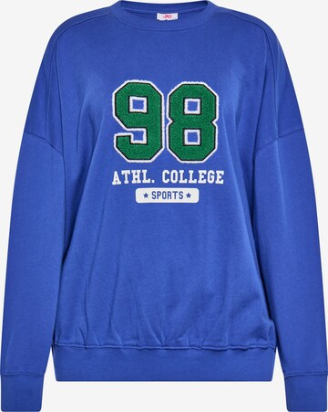 Sweat-shirt MYMO en bleu : devant