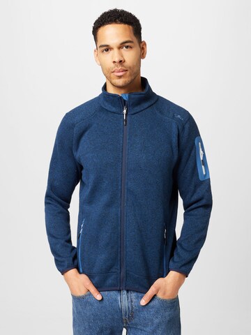 CMP Regular fit Funktionele fleece-jas in Blauw: voorkant