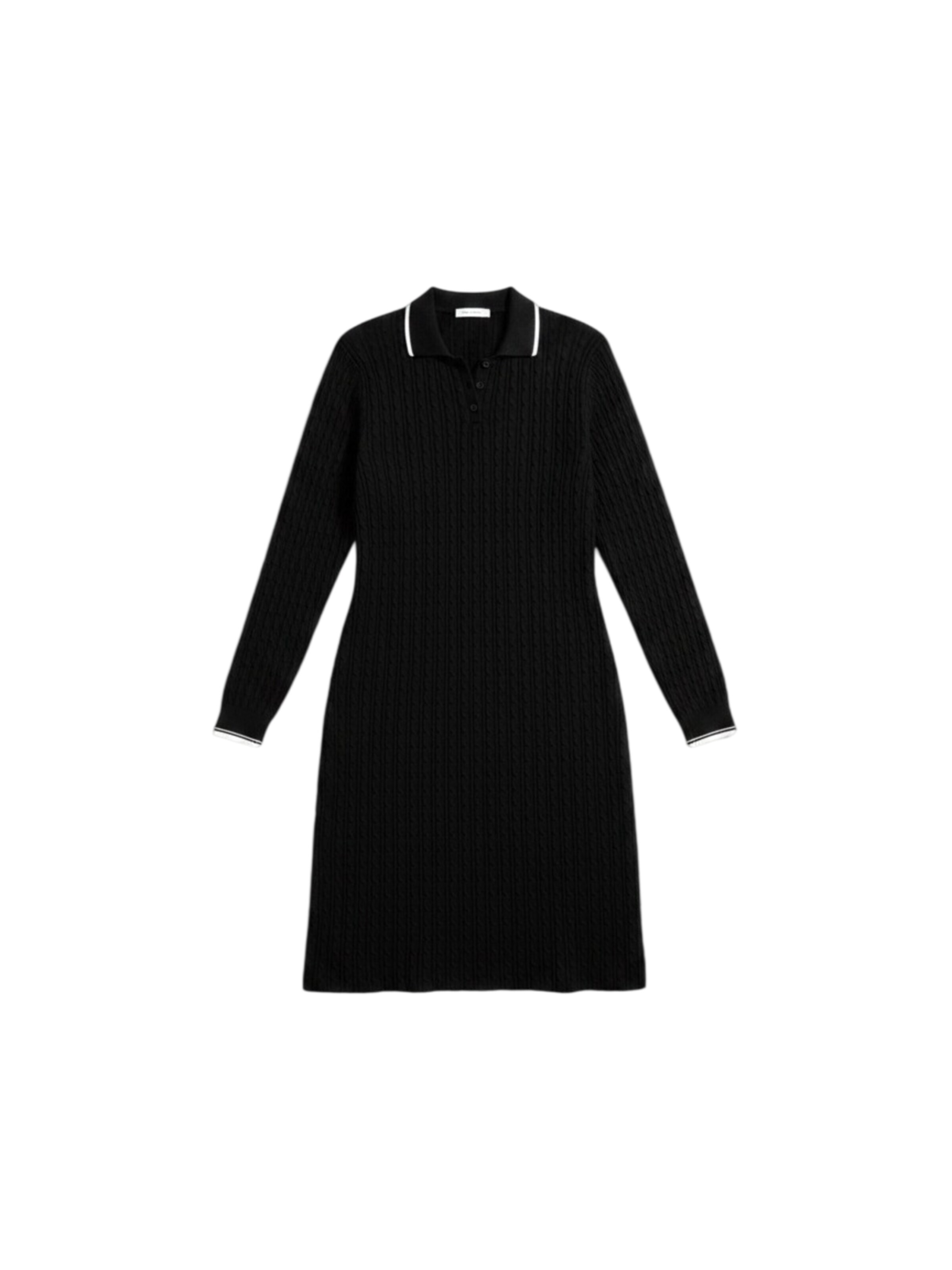 Kleidermafia Strickkleid‌‌ in Schwarz: Vorderseite