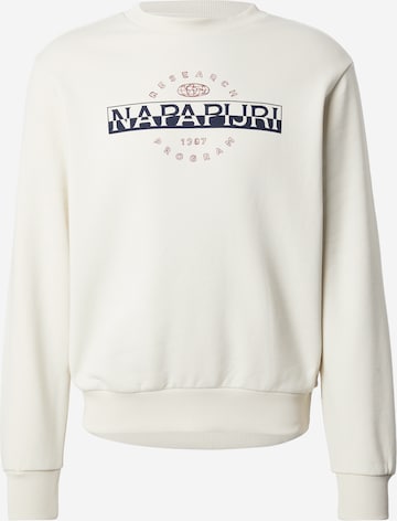 NAPAPIJRI Sweatshirt 'BANDER C' in Beige: Vorderseite