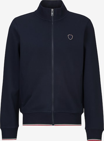 19V69 ITALIA Sweat jacket 'Zaan' in Blue: front