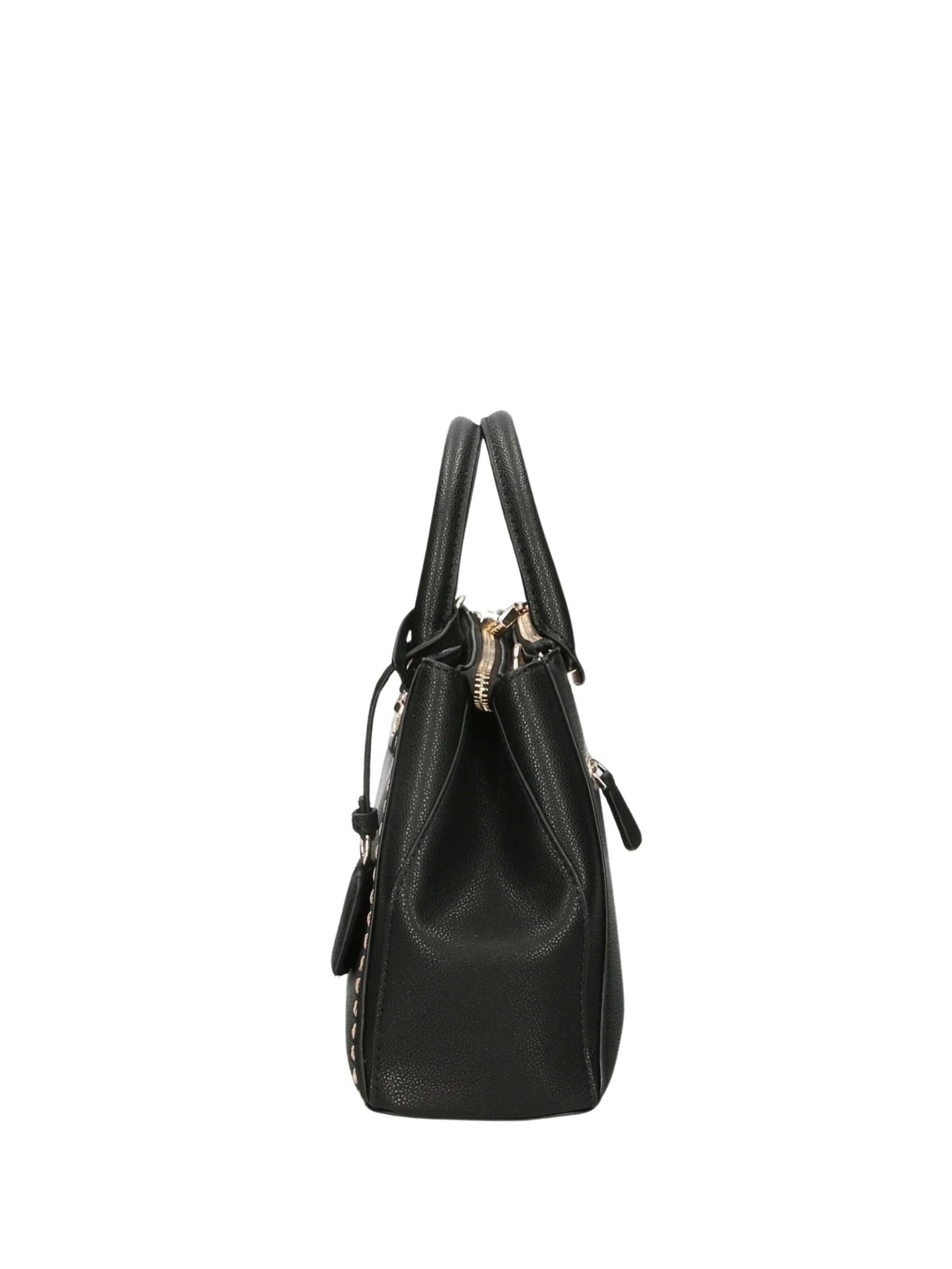 GUESS Torba za čez ramo 'Guess Sac Bandoulière Anadela 3 Comp Satch Black' | črna barva