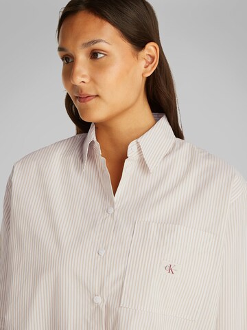 Camicia da donna di Calvin Klein Jeans in bianco